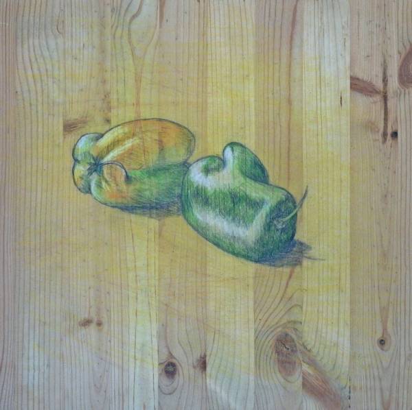 Carol Binns-Wood: "Peppers from Jane's Garden"